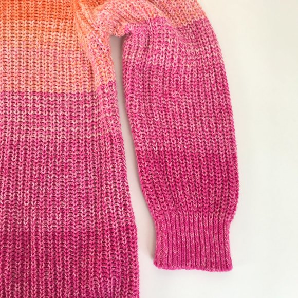 Calvin Klein Colorblock Pullover Sweater Women's XL Crew Neck 100% Cotton Knit - Picture 3 of 9